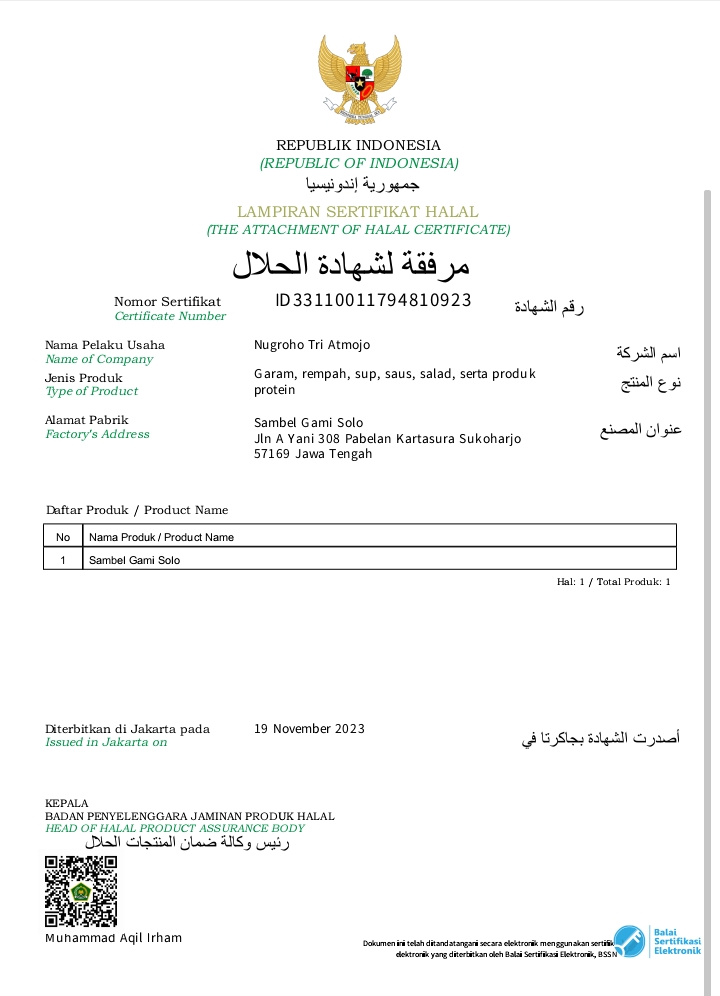 sertifikat Halal